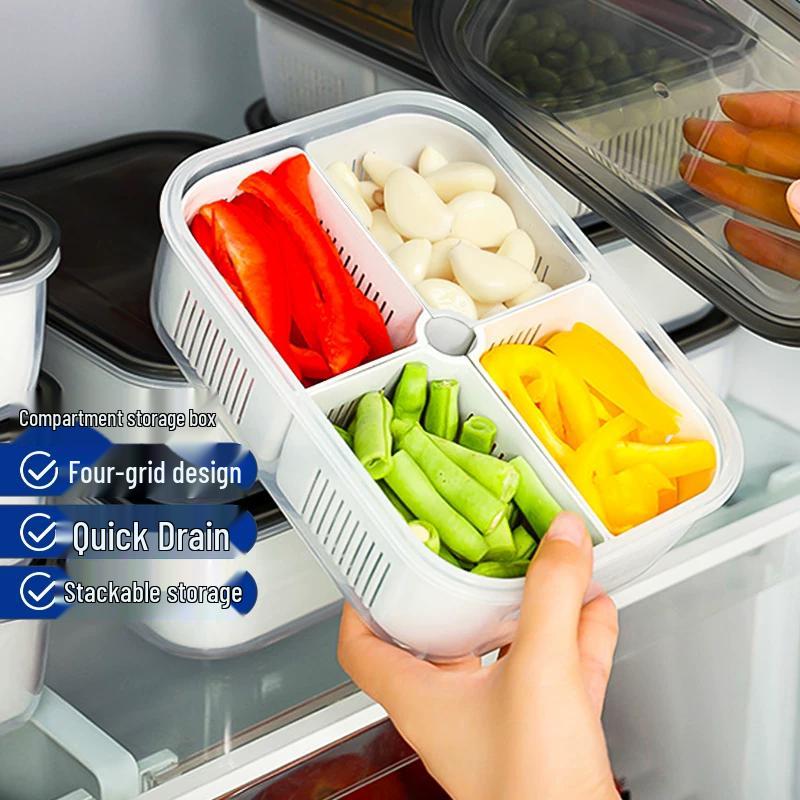Edo Double-Layer Fresh-Keeping Storage Box