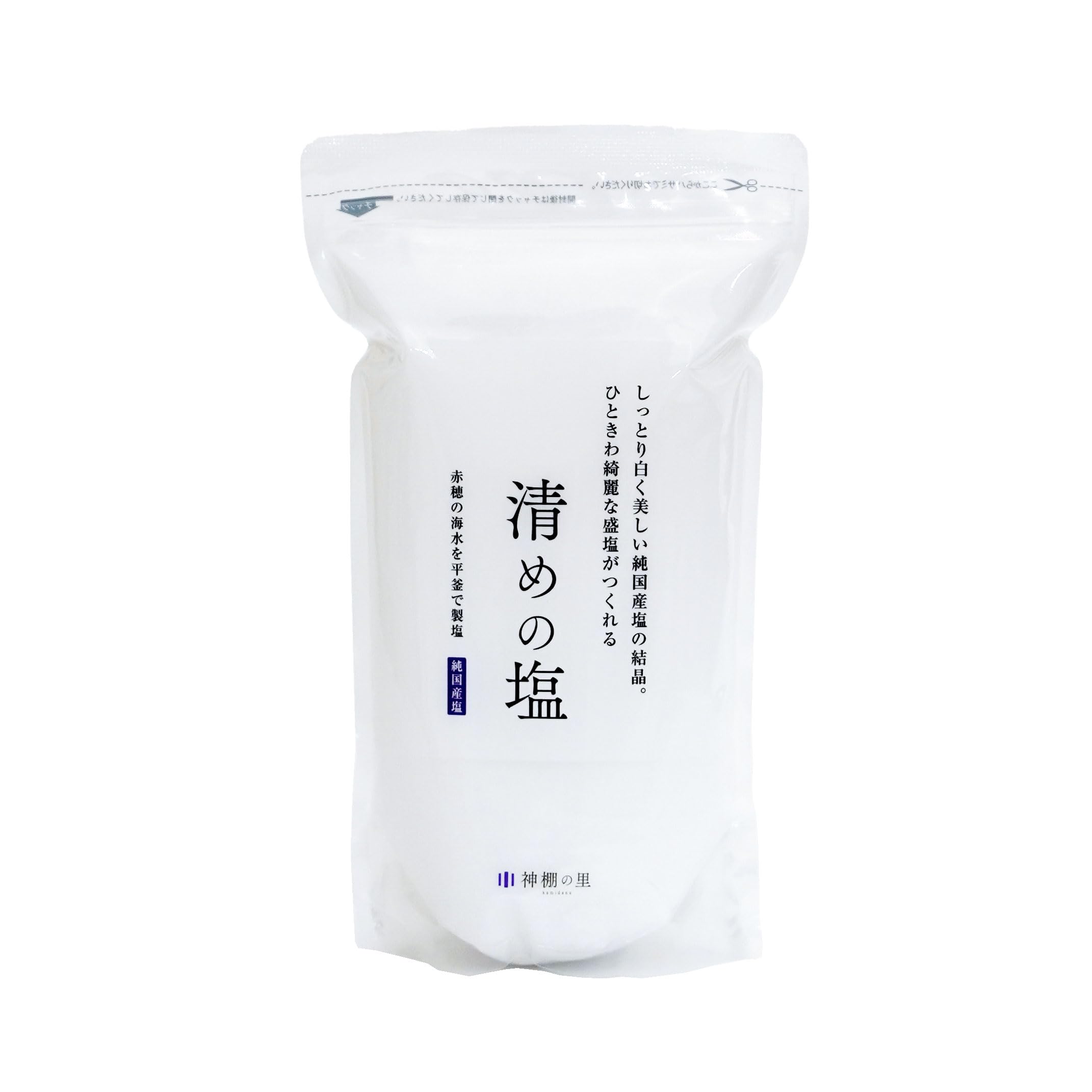 

Kamidana no Sato: Moist and easy-to-make purifying salt for offerings and offerings. Large 1kg capacity. Purifying, easy, and good luck. Perfect for