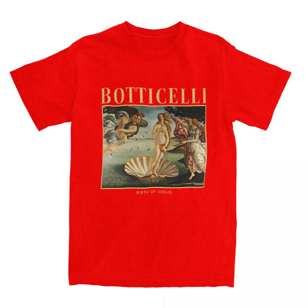 Tričko Zrození Venuše Sandro Botticelli Harajuku Trička Krátký Rukáv Streetwear Tričko Léto Bavlna O Krk Oversize Oblečení