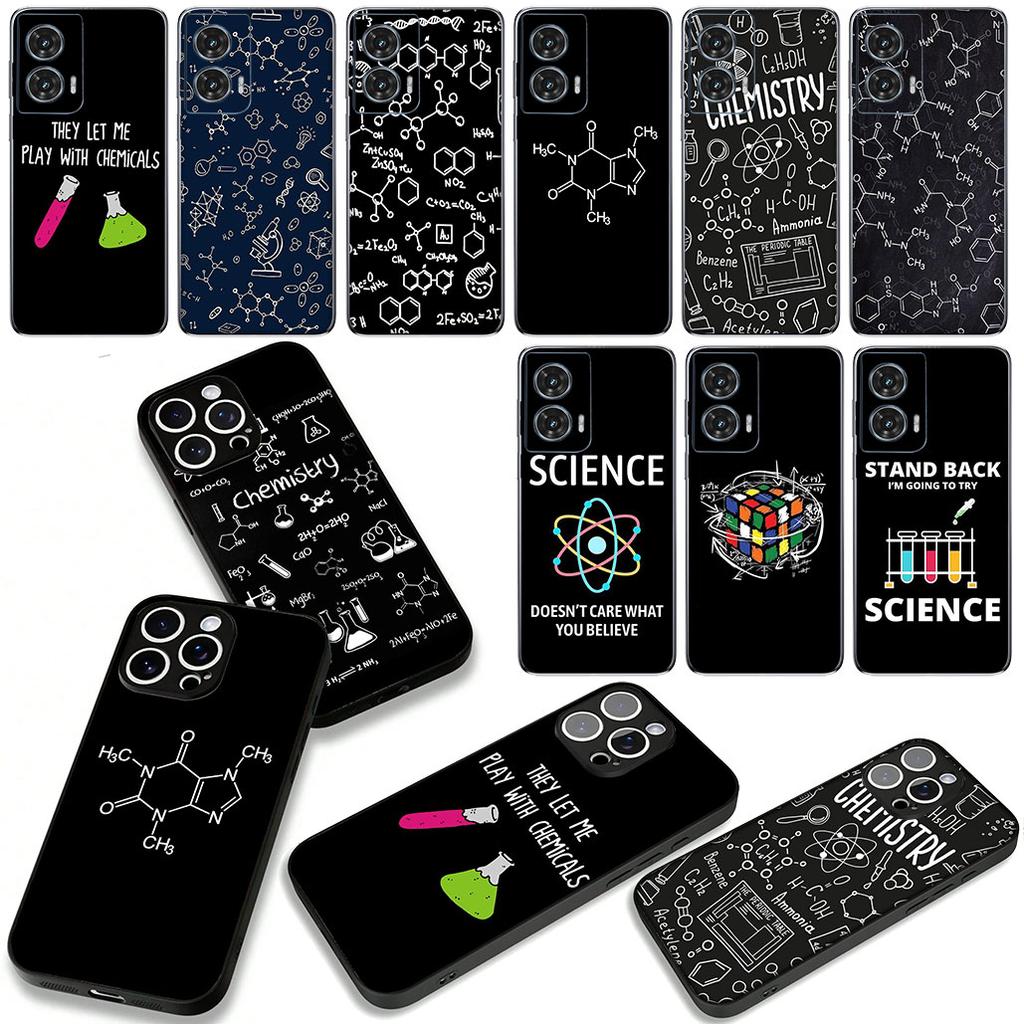 Cover for Samsung Galaxy A07 A13 A12 A14 A23 A42 A50 A51 A52 A53 A70 A71 A72 A21S A04 Note 20 9 8 10 Case Chemistry Science