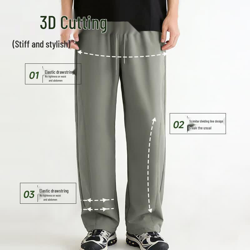 Jeanswest Herren Amerkanischer Stil Gerade geschnittene Sportliche Hose