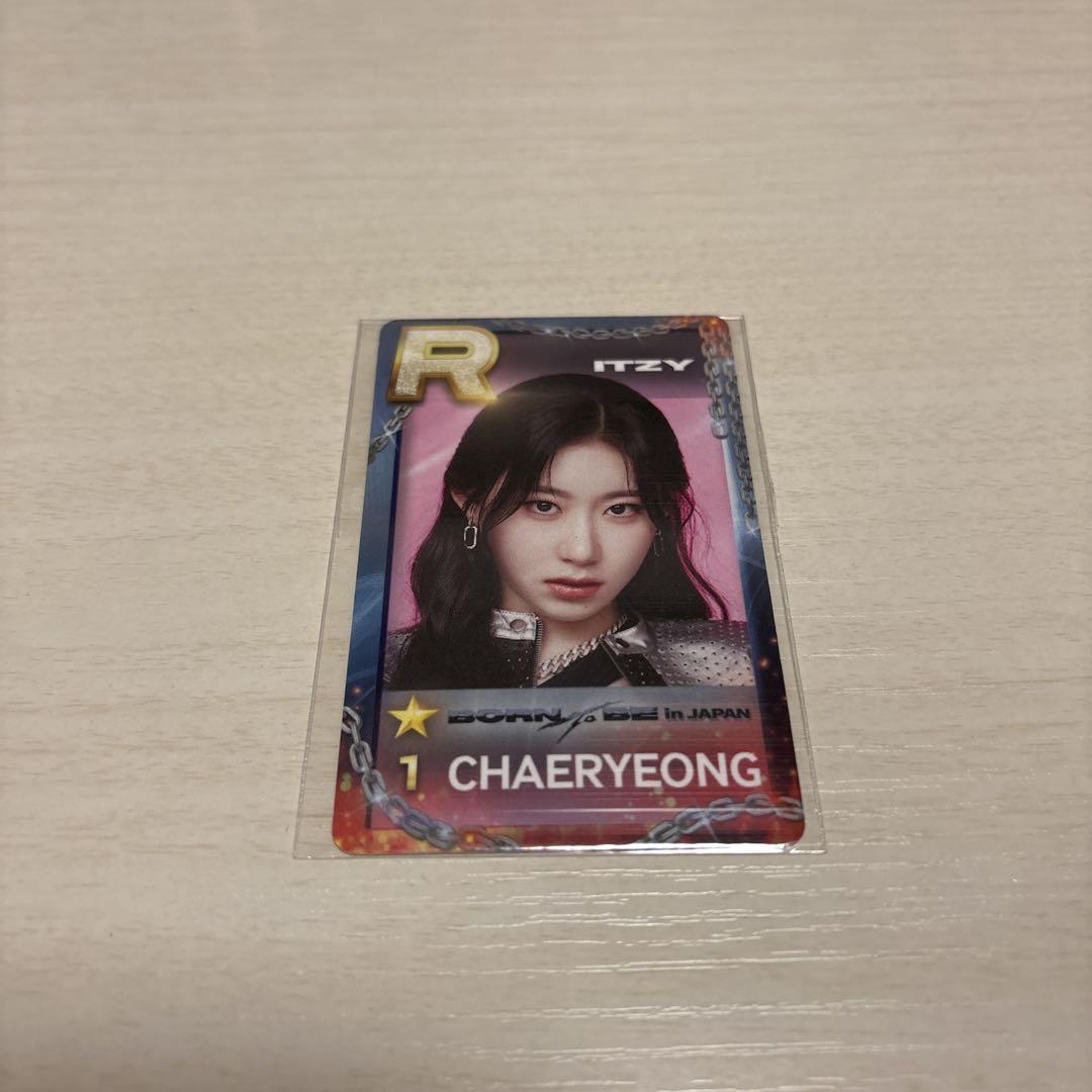 

[USED] ITZY Trading Card Chaeryeong SSJYP BORN to BE