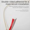 12mm*9mm Self Adhesive Corner Line 1M Length PVC Material PVC Corner Line 3D Foam Self-adhesive Triangular Edge Strip Wall