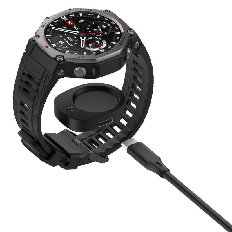 Tragbare Praktische Magnetische Ladeständer-Adapter-Dockingstation Für T-REX3 Smartwatch Typ C Eingang Innen- Und Außenbereich
