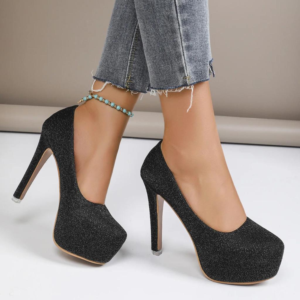 Fashion Women Pumps Stiletto Sexy High Heels Women 2025 New Spring Summer Casual Plus Size Pumps Platform Wedding Shoes Zapatos De Mujer