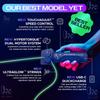 Colorful Led Zipstring Toy Plastic Handheld Adjustable Speed Looplasso Rope Launcher