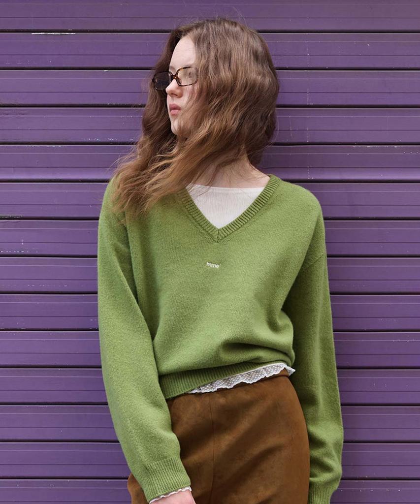 MURMURE Bern Whole Garment V Wool Knit_Bern Knit