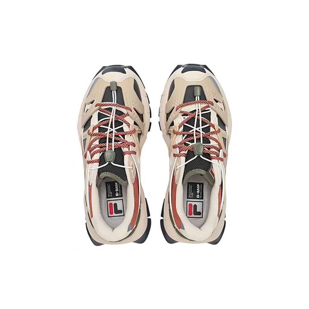 FILA Insetto Fabric Synthetic Leather TPU Comfortable Versatile Low-Top Casual Shoes Women sneaker Volcanic-Gray F12W341106FVD