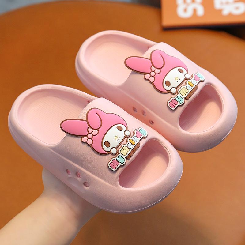 

Children s slippers, slip-on sandals, non-slip home slippers for boys and girls, Kuromi cartoon EVA 20CM