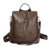 Fashi Large Capacity High Quality PU Zipper Women's Backpacks 2026 New Simple Versatile Classic Style Commute Shoulder Bags