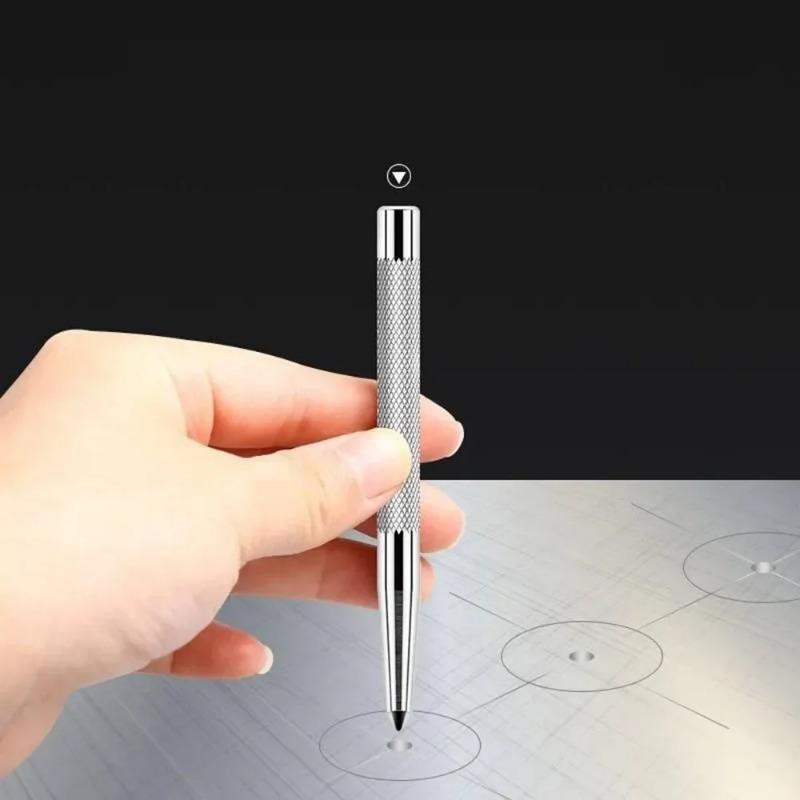 3pcs Knurled Centre Punch Spot Dot Center Center Punches 94mm Drilling Metal Hardened Tool