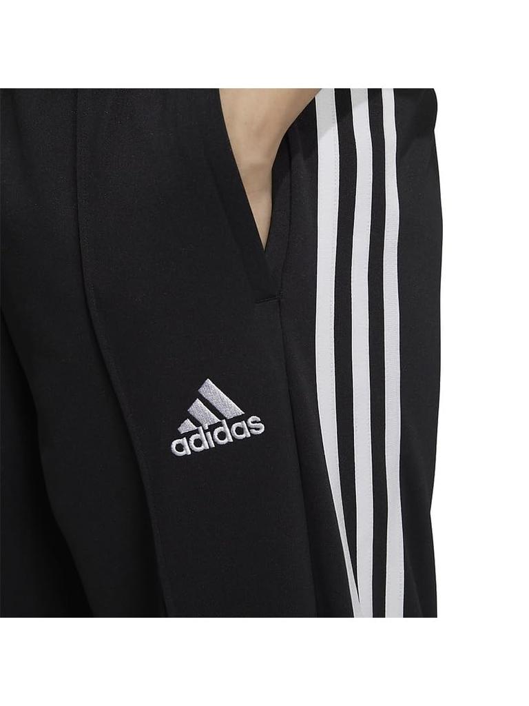 Adidas Double Knit Track Size L Men's 3-Stripes Pants, Black/White, (IA9419)