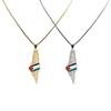 Collane d'Oro/Argento Collana di Mappa della Palestina alla Moda Collana in Acciaio Inossidabile