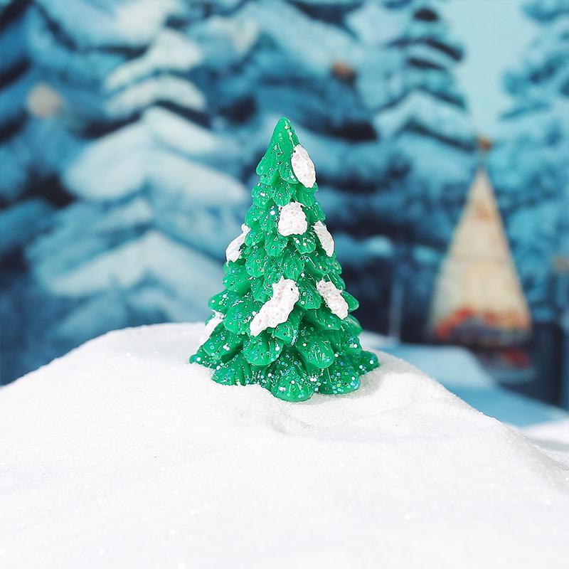 Creative Christmas Ornament Gift Bag with Reindeer, Snowman & Santa Claus Decorations for Micro Landscape Scenes