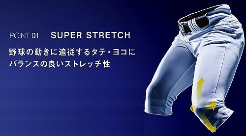 ZETT Baseball Uniform Short Fit Pants, Neo Status, White, Size L, BU812CP