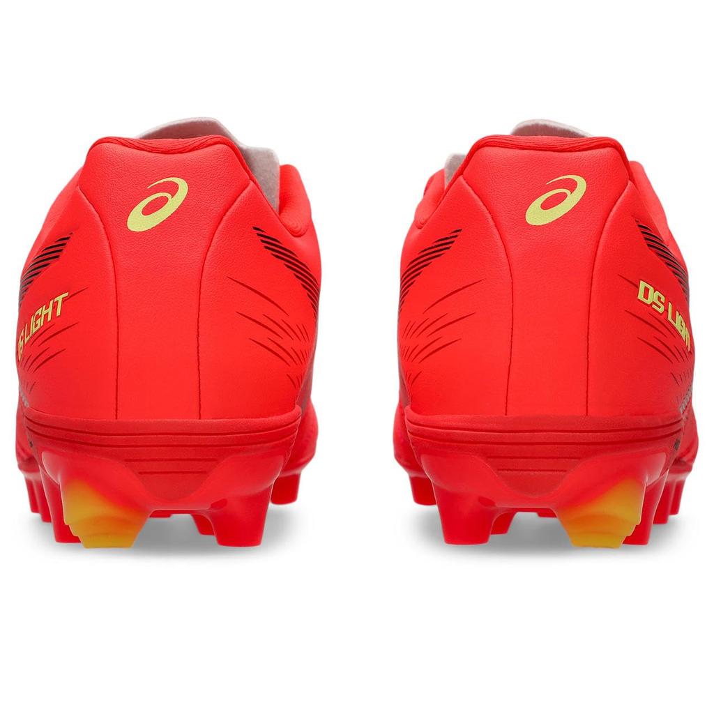 Asics DS LIGHT JR GS 1104A054 Soccer Size 600 Size 2E Shoes, Unisex, (Flash Red/Black), 23.5 Cm,