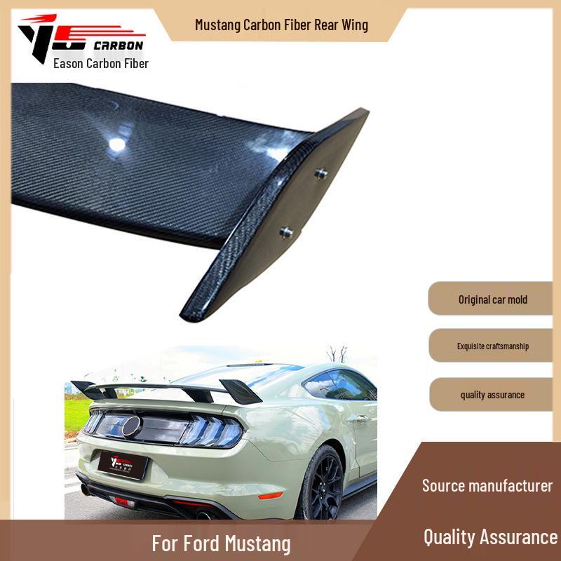 2015-2022 Ford Mustang Carbon Fiber Rear Wing Spoiler