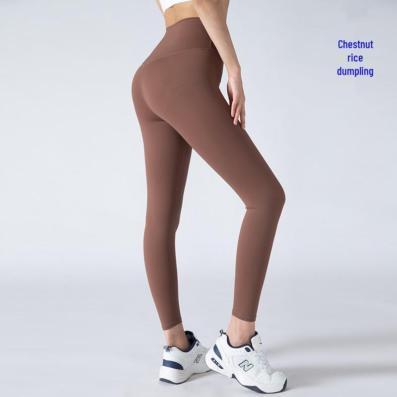 Korean Style Nude Feeling Women's High Waist Butt Lifting Yoga Pants - Barbie Fitness Sports Leggings