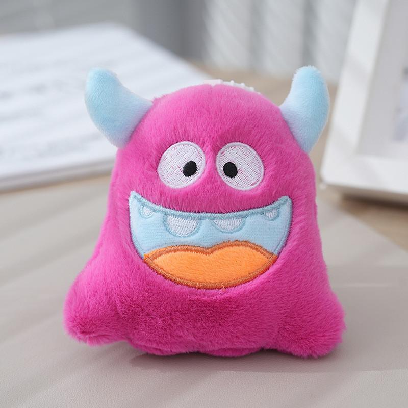 Cute Adorable Cartoon Plush Monster Keychain Doll Accessory For Bags And Backpacks