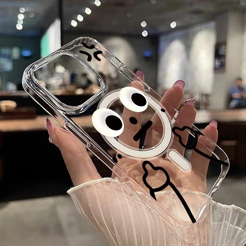 Magnetic Phone Case for iPhone 12 14 16 17 Pro 17 16 15 14 13 12 Pro Max  12 13 14 15  16 High Quality Shockproof Shell Full Protection Cute Style