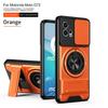 Slide Camera Cover Compatible for Motorola Moto G72 Case With Built-in Ring Stand and Folding Stand