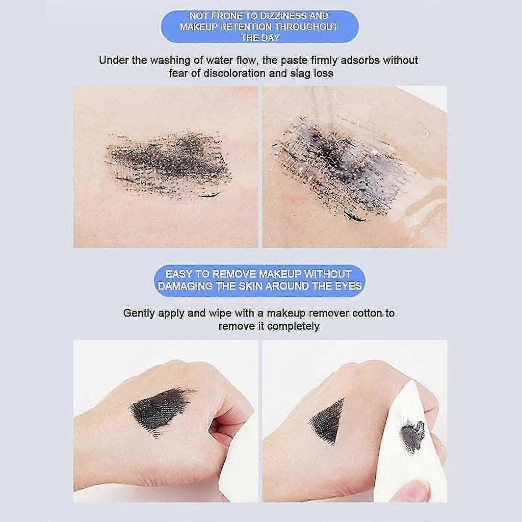 Die Brown Olivia Blaire Eisenstäbchen-Mascara, ein metallischer Stab ohne Borsten für einen 3D-Schwung-Wimperneffekt.