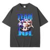 Jul French Rapper Team Jul Themed Beige Oversized TShirt  Bold Graphic Print with Artist  Crew Stage Imagery on Front