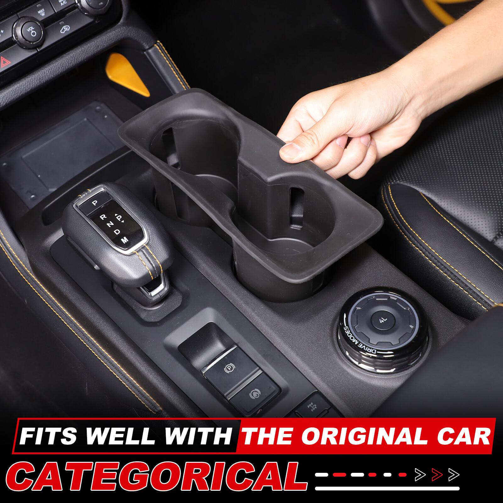 TPE Center Console Cup Holder Cover Trim for Ford Ranger T9 +