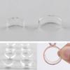 8 Pieces Invisible Ring Size Adjusters Invisible Clip Guard Resizer Clear Guard Ring Sizer Fit for Man Woman Loose Ring