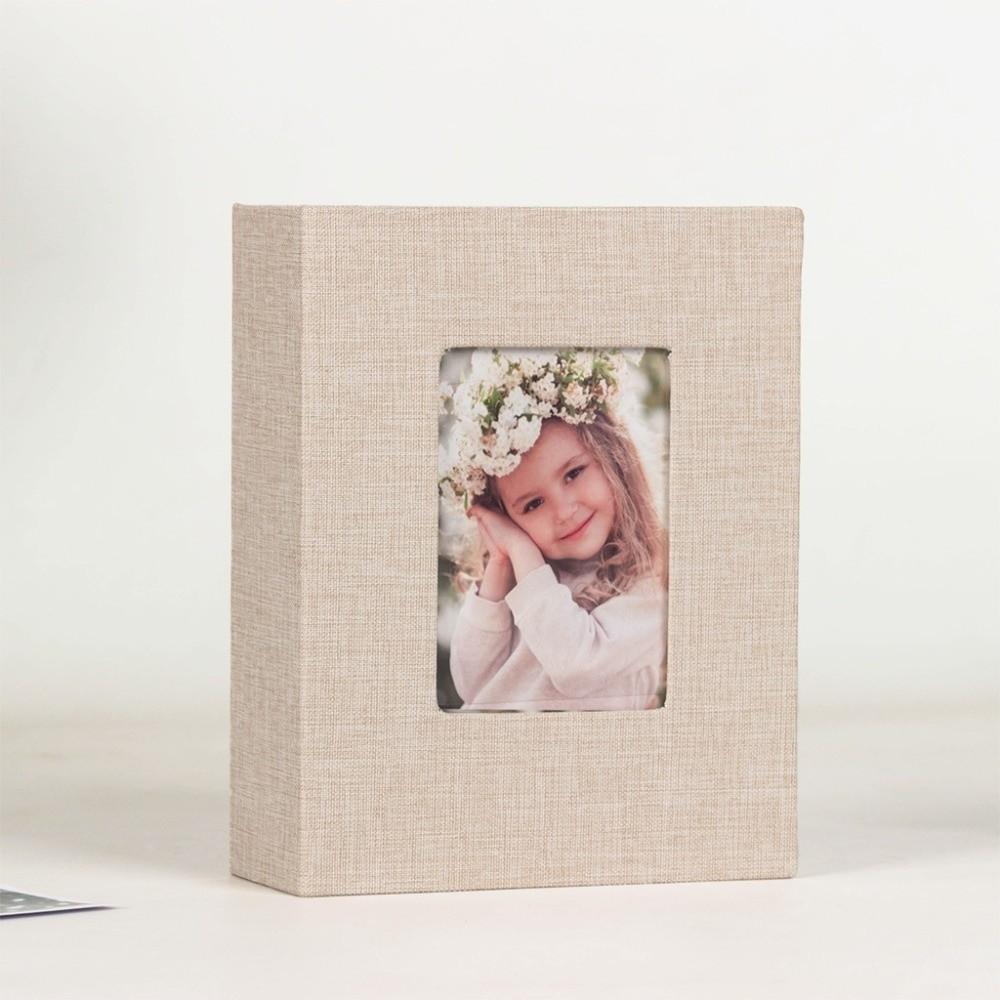 Cloth Cover Scrapbook Album Laminated Photo Storage Slip-in Picture Albums  Baby Growth Record