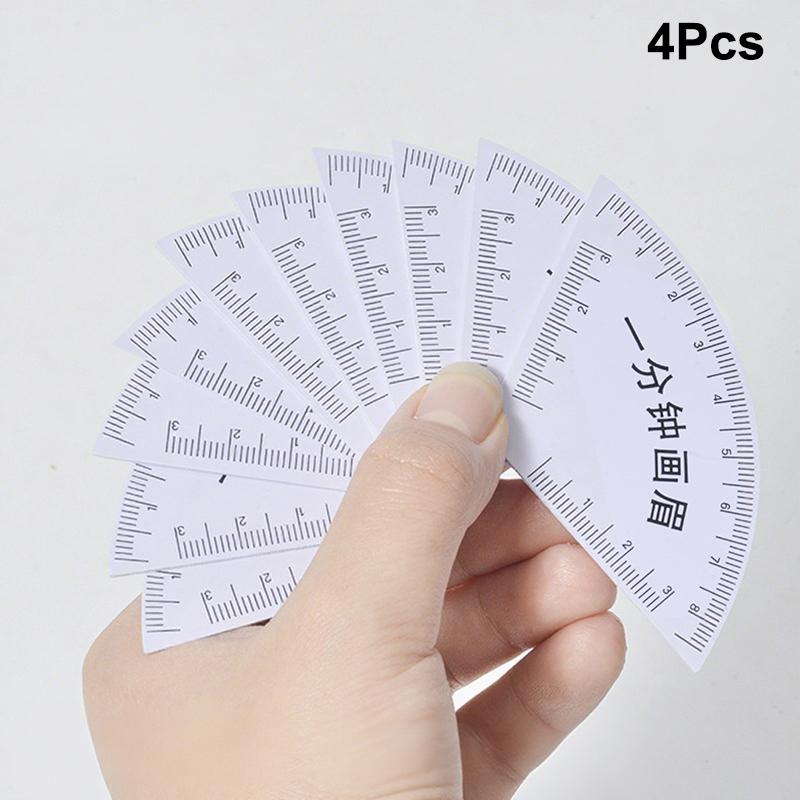 

Быстрый рисунок Дизайн бровей Линейка Микроблейдинг Инструмент для разметки Формирование Перманентный макияж Руководство для рисования Линейка Тату принадлежности Многоразовое использование