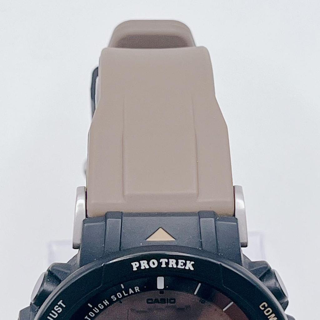 Used [Extremely Good Condition] CASIO PRO TREK PRG-30-5JF Tough Solar Triple Sensor Digital Black Men's Watch