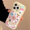 Dopamine Love Puppy for IPhone 16 Phone Case for IPhone 17 Mirror Stand 15promax