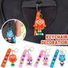 Cartoon 3D Character Silicone Keychain Bag Car Keychain Accessories