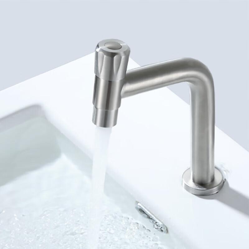 GLBO 304 Stainless Steel Single Cold Basin Faucet