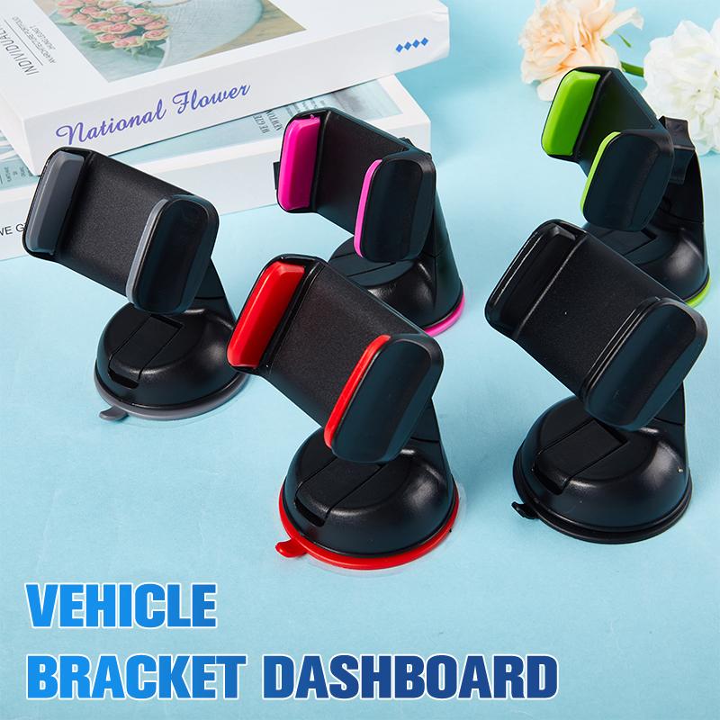 360° Rotation Car Universal Phone Holder Dashboard Suction Mount Windscreen Stand Silicone Suction Cup Mobile Phone Bracket For Car
