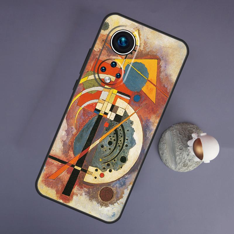 Wassily Kandinsky Abstraktní Pro Huawei Honor Magic 5 Lite 70 50 X8 X9 a P20 P30 P40 P50 P60 Pro P Smart Nova 9 5T Pouzdro