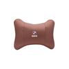 M logo Car Valve Cap Auto Seat Headrest Leather Neck Pillow Head Support For BMW X1 X2 X3 X5 X4 X6 X7 iX3 F20 F10 F07 E70 E46 FY6