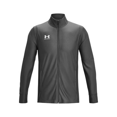 UA Track Jacket Castlerock White LG M's Ch. /