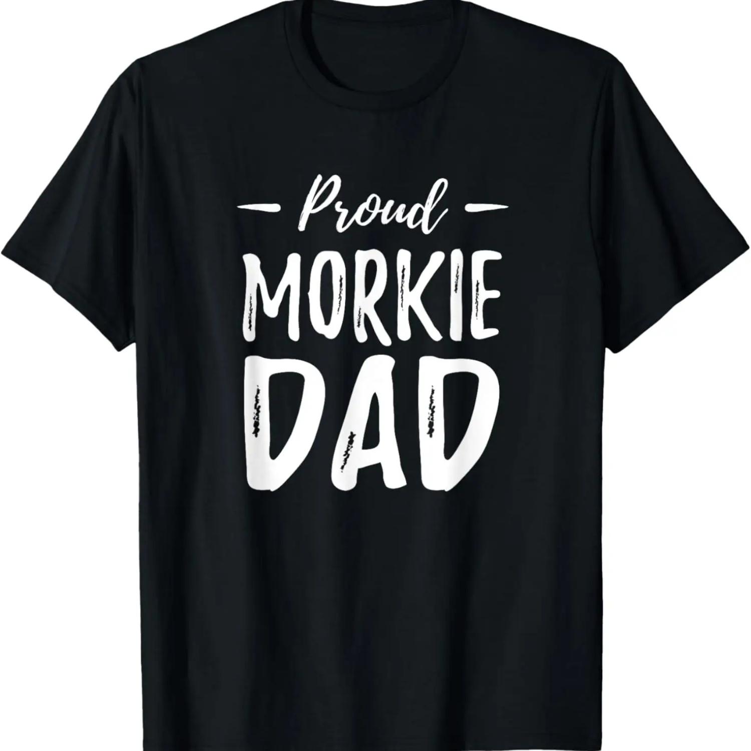 Гордый папа собаки мопсика Смешная идея подарка для любителя собак Футболка S