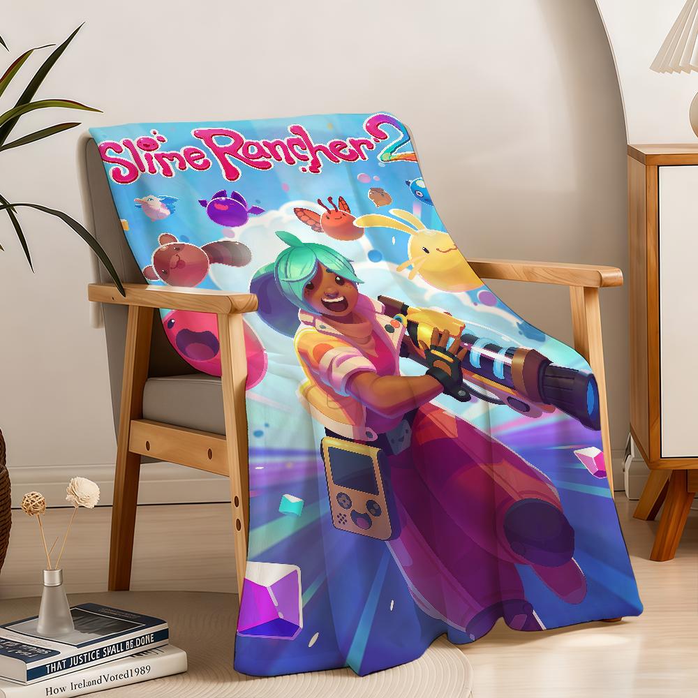 Decke Überwurf Schleim Super 2 Gemütlich Plüsch Wohnzimmer Sofa Couch Spiel Kindisch Rancher Geburtstagsgeschenke