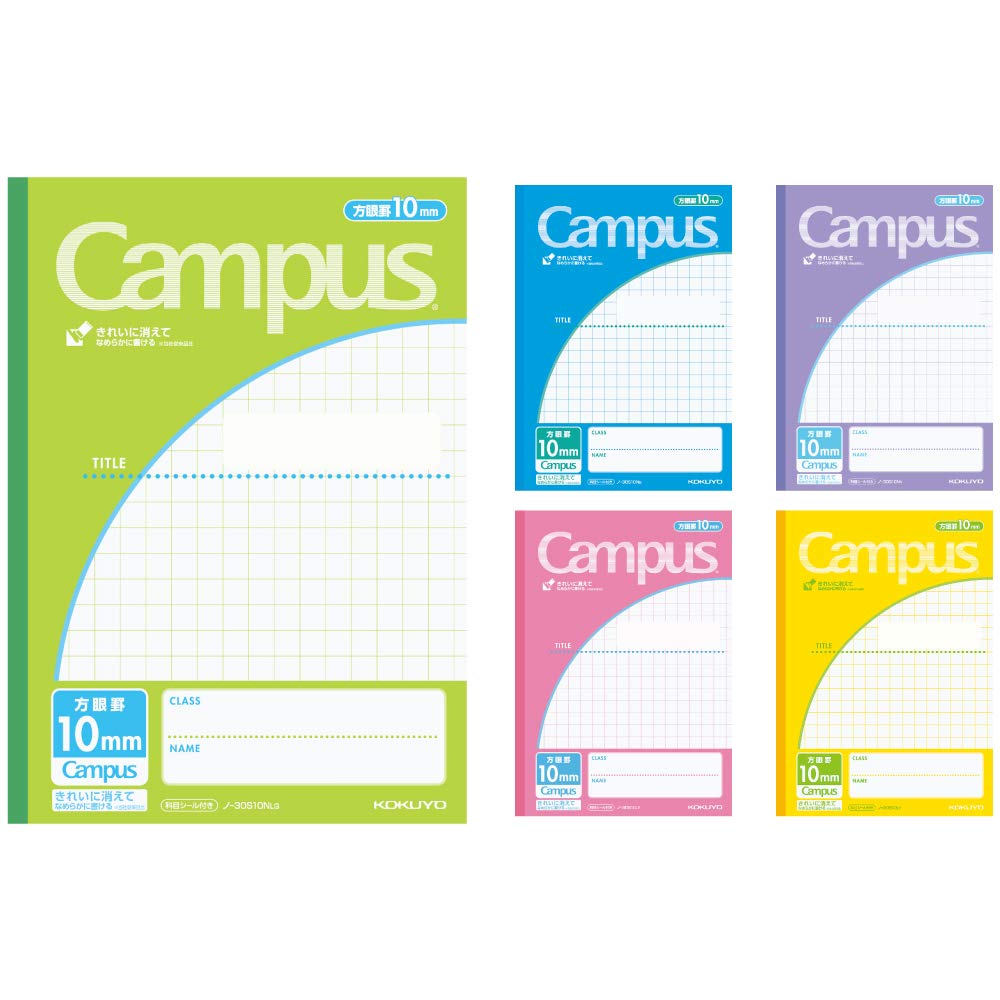 

KOKUYO Notes Campus Notes по назначению B5 10 мм Сетка 5 книг No-30S10X5