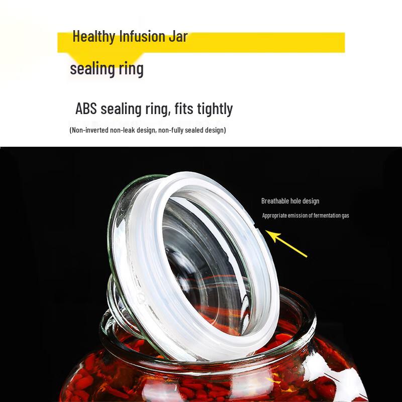 Homeglen Glass Wine & Herb Infusion Jars