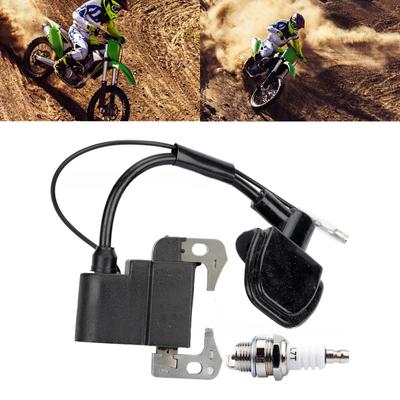 High Voltage Engine Ignition Coil & Spark Plug Suitable for 47CC 49CC 2 Stroke Mini Quads ATV Pocket Dirt Bike Reliable