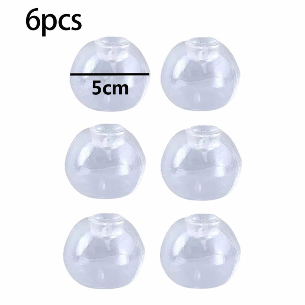 6Pcs Elastic Stretchable DIY Stress Relief Ball TPR Noise Making Ball Squish Toy Production