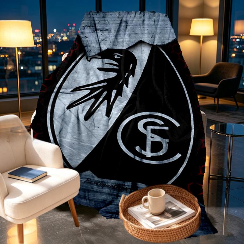 SC Freiburg Print Blanket - Soft & Comfortable, for Bedroom, Travel, Sofa, Home Decoration - Birthday Christmas Gift for Friend