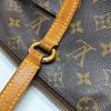 [Pre-Owned] Classic Monogram Canvas And Leather Trimmed Detail Tote Shoulder Bag - Fair #17PLSZA
