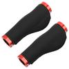 GUB608 Mountain Bike Handlebar Bicycle Grips Holding Bar AntiSlip Cover with Lock(Red Ring )