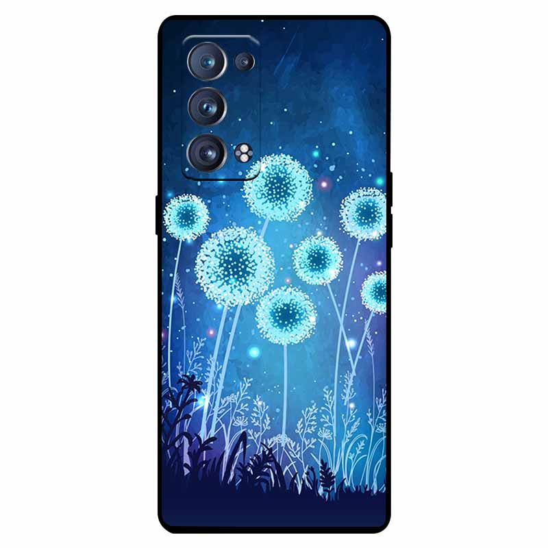For Oppo Reno 6 Pro 5G Case Snapdragon Shockproof Soft Silicone TPU Back Cover For Oppo Reno 6 Pro CPH2247 Phone Cases Cute Capa