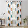 Hahn Fenstervorhänge für Wohnzimmer Luxus Schlafzimmer Dekor Vorhänge Küchenfensterbehandlungen Vorhänge